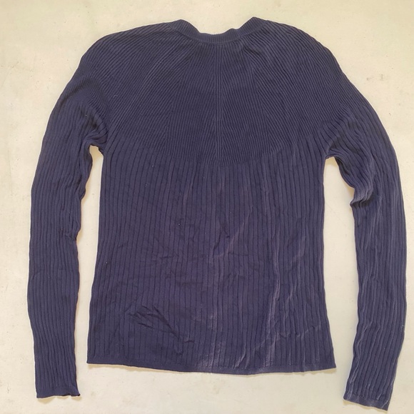 Like New Piazza Sempione Navy Button Down Cardigan - Picture 4 of 4